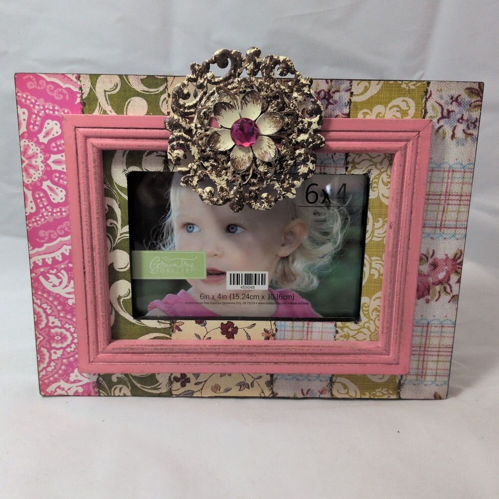 Picture Frame 8x10 (holds 4x6) Western Cottage Boho Pink Girly Cowgirl Whimsy